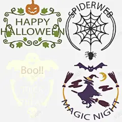 手绘南瓜图标 平面电商 创意素材