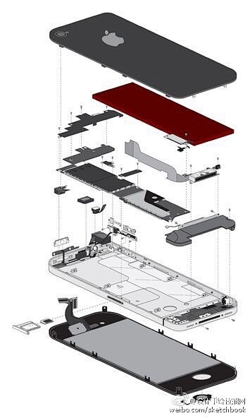 产品爆炸组装图.拿去理解产品结构。对画产...