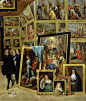 Archduke Leopold Wilhelm in his Pictures Gallery at Brussels by David Teniers, 1647-51