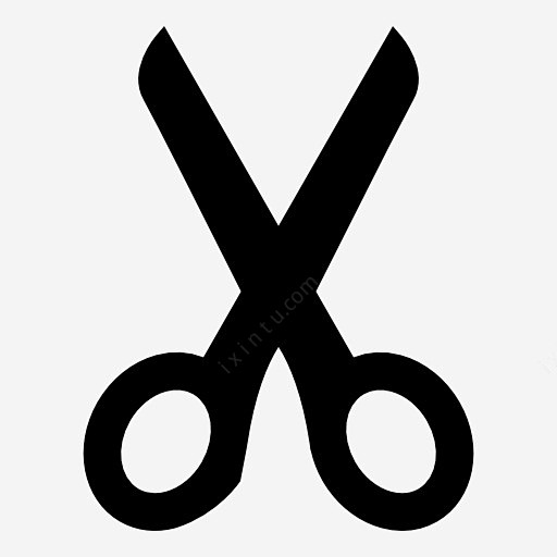 剪刀的标志图标png免抠素材_新图网 https://ixintu.com 剪刀