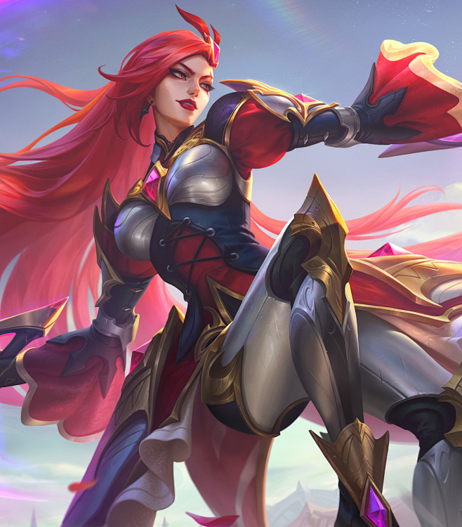 女帝卡特琳娜纹章之刻印英勇炫彩插画katerinafemaleemperor