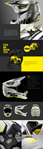 这么酷炫头盔，是为哈雷摩托设计的吗？MTB赛车头盔设计~
全球最好的设计，尽在普象网（www.pushthink.com）