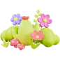 【米图网-52mitu.com】花朵 植物 3D 立体 春天 春季 鲜花 花卉3D植物花朵免扣素材