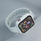 适用iwatch表带创意潮牌苹果手表applewatch4/5代运动表带保护壳套一体硅胶全包夏天男女透气非原装翱翔正品-tmall.com天猫