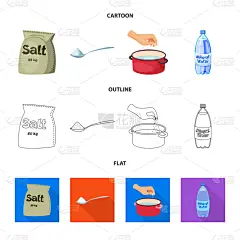 海洋,图标,砂锅菜,食品,塑胶,钠,面粉,调味品,烹调,飞溅