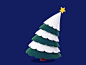 C4D教程！教你制作可爱扭扭圣诞树动画！