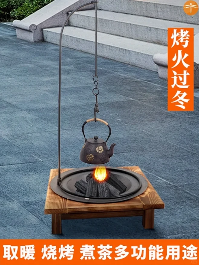 #安家 5年前就想买的烤火盆，到现在都没...
