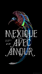 MEXIQUE时尚字体数字插画设计欣赏---酷图编号1063329
