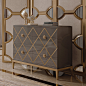 Italian Designer Lacquered Art Deco Inspired Chest of Drawers