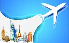 旅游海报 英国大钟 设计 金字塔 飞机 元素 免抠png 设计图片 免费下载 页面网页 平面电商 创意素材