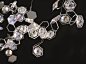 LED ceiling lamp with Swarovski crystals CRYSTALON by Swarovski
