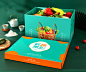 蔬菜礼盒包装盒通用10斤装水果礼盒空盒子绿色果蔬包装纸箱定制-淘宝网