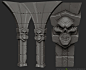 Throne challenge - polycount , Michael vicente - Orb : Something I might get back to someday If I have time...Project started for the polycount "throne challenge" very inspired by dark fantasy style.