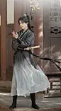 武侠风/鞭子/拿鞭 动作参考 - 小红书-花瓣网