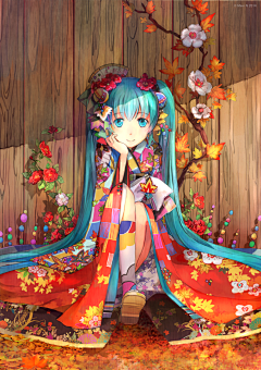 blue然采集到初音