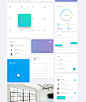 Products : Exclusive and modern Dashboard UI Kit with over 130 custom designed components is perfect match for your next dashboard app.
Based on card system you can combine endless number of combinations and all will fit perfectly because we made it all b
