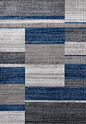Living Room Rug Cheap - 1041 Blue Gray Modern Contemporary Area Rugs... #LivingRoom #RugCheap