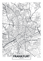城市地图 平面设计素材 艺术化线条纹理背景 EPS矢量模板 源文件-淘宝网