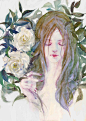 清新.水彩.少女.治愈系.ENOFNO.涂鸦王国