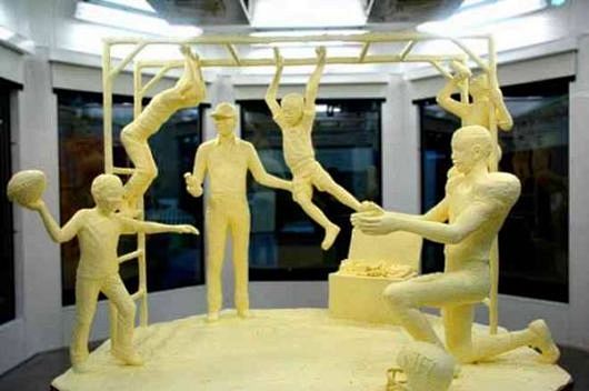 令人难以置信的创意黄油雕塑 #采集大赛#