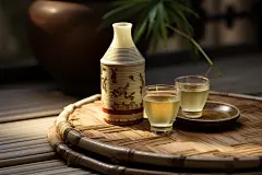 酒杯酒水酒瓶白酒清酒图片摄影图