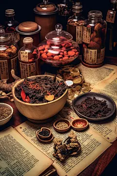 人参片人中黄人参丝制作草药摄影感中药材中医-花瓣网