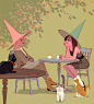 Modern Witches, Woonyoung Jung : Fun, happy and colorful modern witches