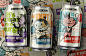 啤酒包装设计易拉罐包装卡通-古田路9号-品牌创意/版权保护平台