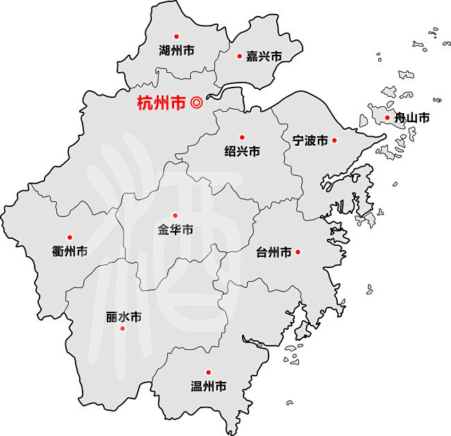 浙江省地图