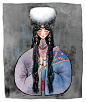 现居美国的插画师 Amber Ren 绘画作品  |  www.amber-ren.com ​​​​