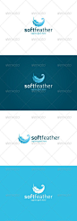 Soft Feather Logo — Photoshop PSD #web #pillow • Available here → https://graphicriver.net/item/soft-feather-logo/7667437?ref=pxcr