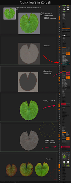 《阿豪》采集到ZBrush 模型制作方法