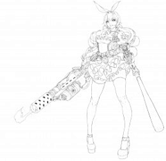 青鱼大人采集到线稿