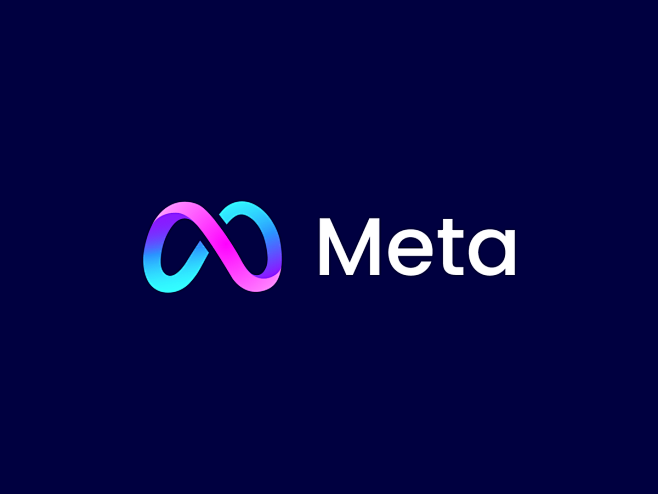 Meta logo brand bran...