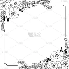 框架用鲜花