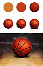 篮球 UI 步骤 Basketball Icon + Process #UI教程#