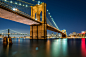 Brooklyn Bridge by night