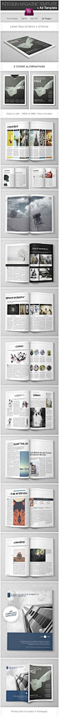 InDesign Magazine Template on Behance