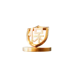保价 金属字 立体字 icon