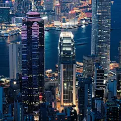 璀璨的城市夜景 