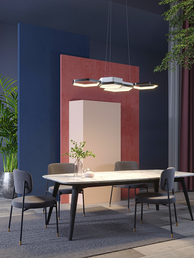 后现代吊灯北欧设计师创意个性大厅客厅灯具...