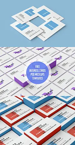 Free Business Cards Mockup Templates