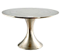 Silver dining table: 