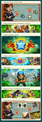 GUI for game Jungle Heat : GUI для игры Jungle Heat (Studio Nord, My.com)http://jh.my.com/