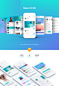 UI设计： Maui iOS UI Kit – JIAOUI