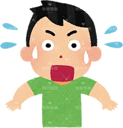 一个惊讶的男孩pose_aseru_男孩女孩子儿童表情包动作姿势贴纸扁平儿童插画元素卡通免扣png图片素材