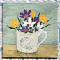 'Cat cup and Crocus' now available @theeditionshop I have put the link for @theeditionshop in my profile. The cat on this cup was inspired by an illustration by #ravilious from his handkerchief design. I am so excited that the #raviliousandco exhibition i