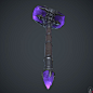 Hammer of the Dark Naaru, Vadym Tkach : World of Warcraft - FanArt
Draenei Death Knight Weapon