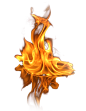 火热 火焰 PNG 素材 抠图 平面设计 免抠图 设计 橘色 橘黄色 火苗 燃烧 颜色 上火 