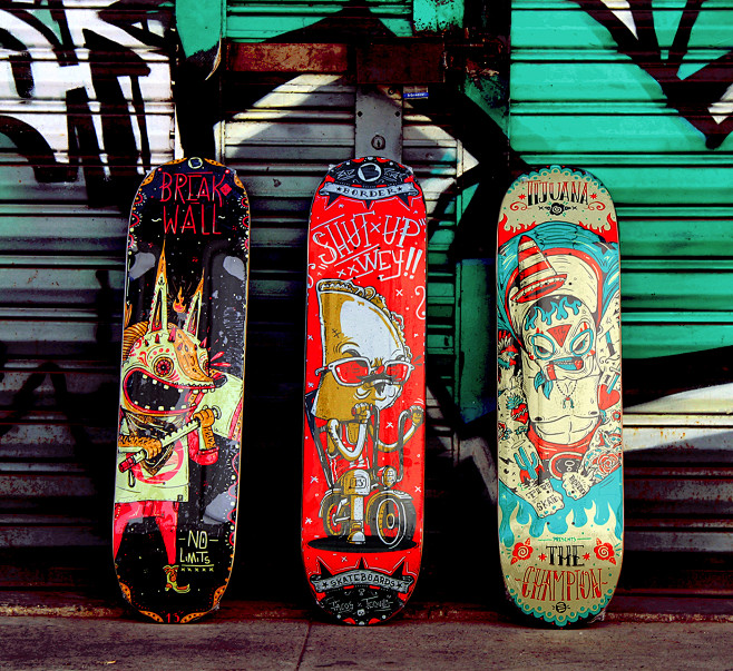 Skateboards illustra...